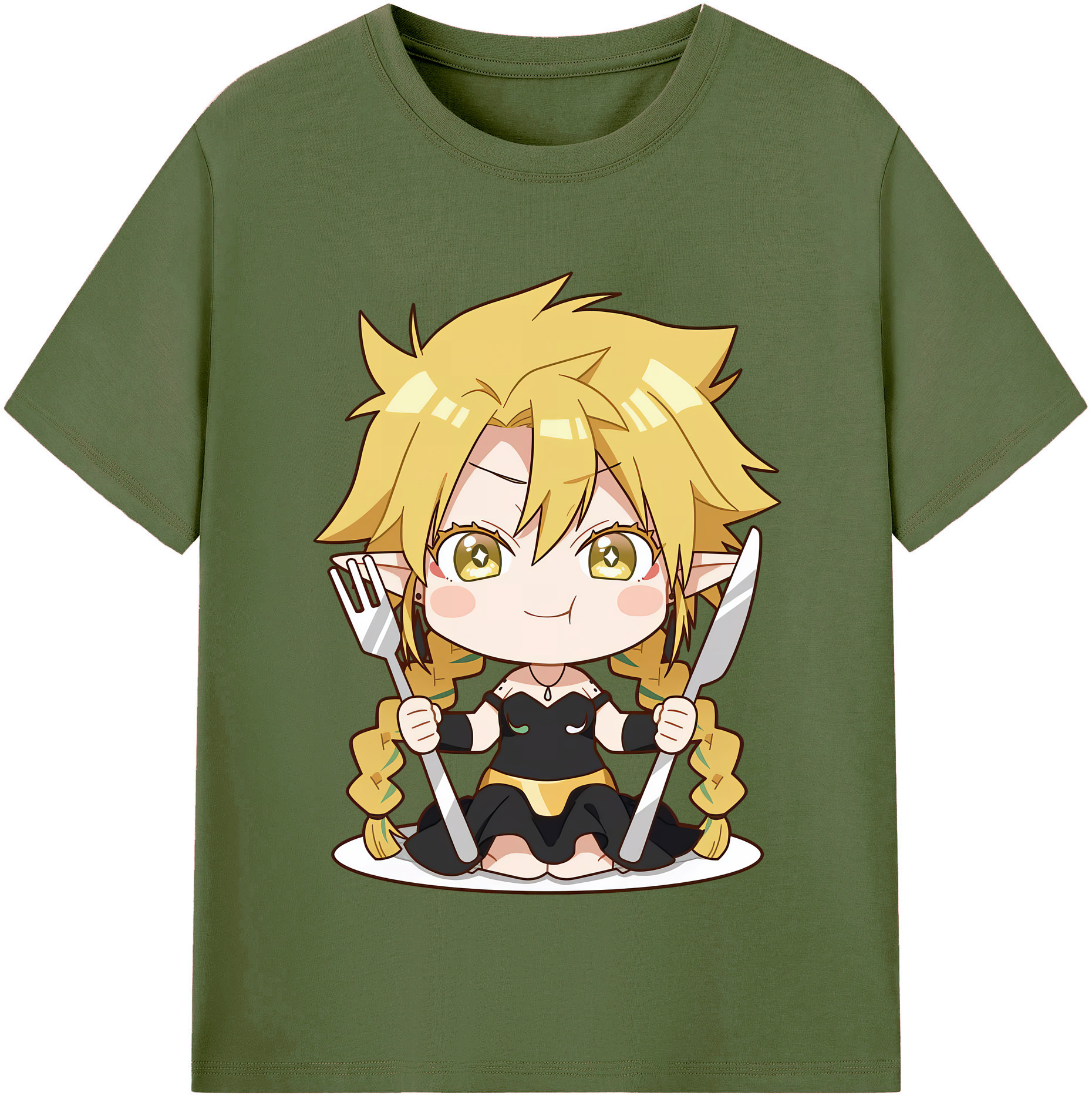 （画像用） 転スラ Regarding Reincarnated to Slime 綿100％半袖Tシャツ（フロントプリント）